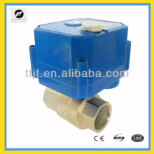 2-way electric controlball valve with position indicator and handle wheel for Water saving system